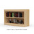 36" Wide x 23" High x 12"D Traditional Framed Solid Pine Bookcase with Classic Mouldings.