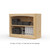 30" Wide x 23" High x 12"D Traditional Framed Solid Pine Bookcase with Arched Mouldings.