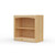 24" Wide x 23" High x 12"D Traditional Framed Solid Pine Bookcase with Arched Mouldings.