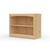 18" Wide x 23" High x 12"D Traditional Framed Solid Pine Bookcase with Arched Mouldings.