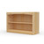 18" Wide x 23" High x 12"D Traditional Framed Solid Pine Bookcase with Arched Mouldings.