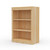 24" Wide x 34" High x 12"D Traditional Framed Solid Pine Bookcase with Classic Mouldings.