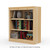 30" Wide x 34" High x 12"D Traditional Framed Solid Pine Bookcase with Classic Mouldings.