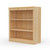 30" Wide x 34" High x 12"D Traditional Framed Solid Pine Bookcase with Classic Mouldings.