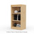 18" Wide x 34" High x 12"D Traditional Framed Solid Pine Bookcase with Classic Mouldings.