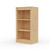 18" Wide x 34" High x 12"D Traditional Framed Solid Pine Bookcase with Classic Mouldings.