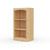 18" Wide x 34" High x 12"D Traditional Framed Solid Pine Bookcase with Arched Mouldings.