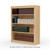36" Wide x 46" High x 12"D Traditional Framed Solid Pine Bookcase with Classic Mouldings.