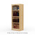 18" Wide x 46" High x 12"D Traditional Framed Solid Pine Bookcase.