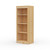 18" Wide x 46" High x 12"D Traditional Framed Solid Pine Bookcase with Classic Mouldings.