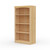24" Wide x 46" High x 12"D Traditional Framed Solid Pine Bookcase with Arched Mouldings.