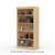 30" Wide x 58" High x 12"D Traditional Framed Solid Pine Bookcase.