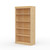 30" Wide x 58" High x 12"D Traditional Framed Solid Pine Bookcase with Classic Mouldings.