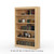 36" Wide x 58" High x 12"D Traditional Framed Solid Pine Bookcase with Classic Mouldings.
