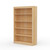 36" Wide x 58" High x 12"D Traditional Framed Solid Pine Bookcase with Classic Mouldings.