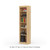 18" Wide x 70" High x 12"D Traditional Framed Solid Pine Bookcase with Classic Mouldings.