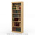 30" Wide x 82" High x 12"D Traditional Framed Solid Pine Bookcase with Classic Mouldings..