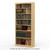 36" Wide x 82" High x 12"D Traditional Framed Solid Pine Bookcase with Arched Mouldings.