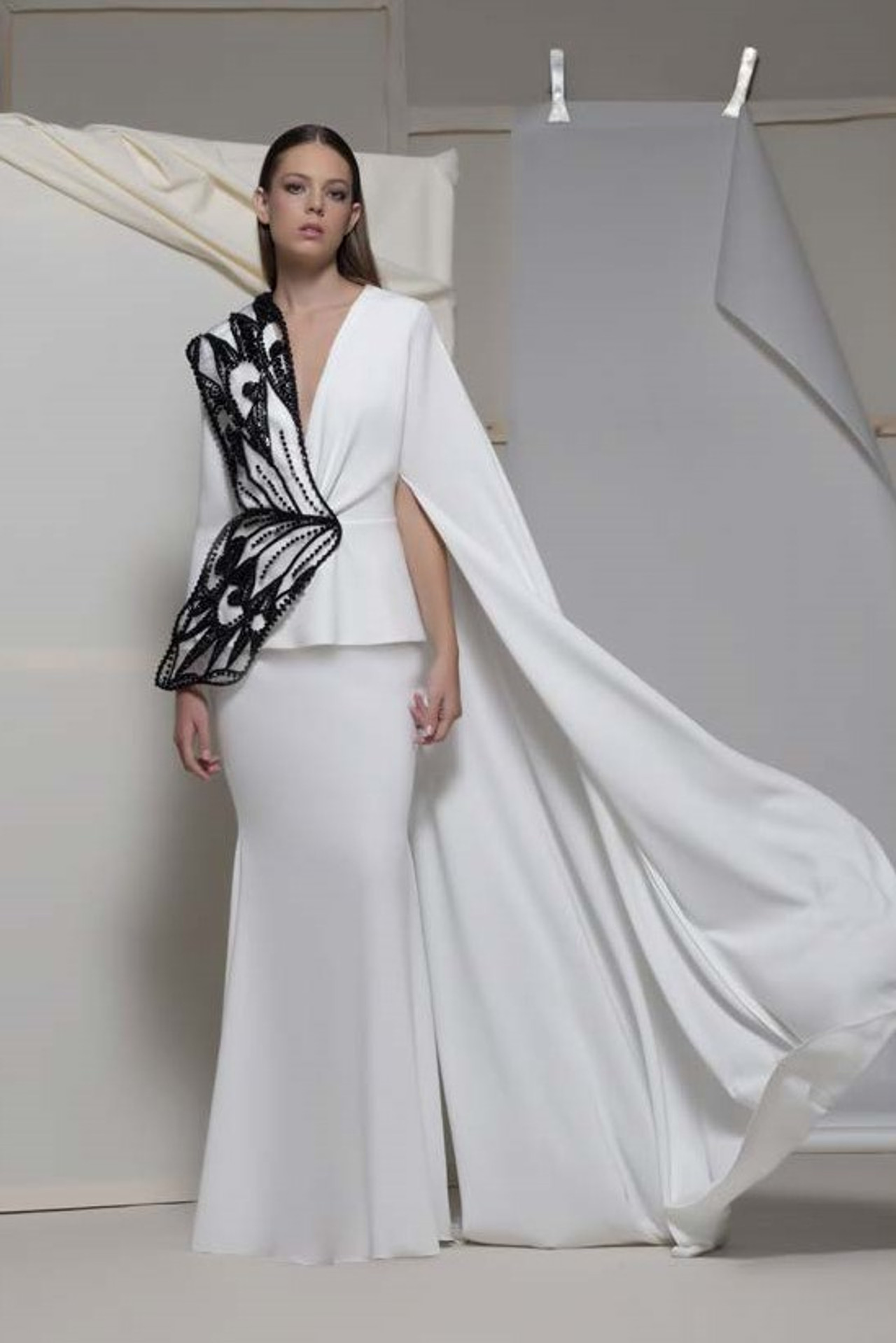 Isabel Sanchis Adrano Butterfly Gown - District 5 Boutique