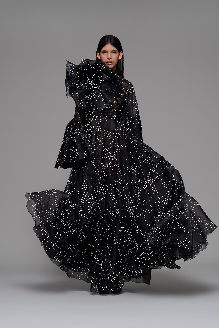 Isabel Sanchis Fiave Long Sleeve Gown - District 5 Boutique
