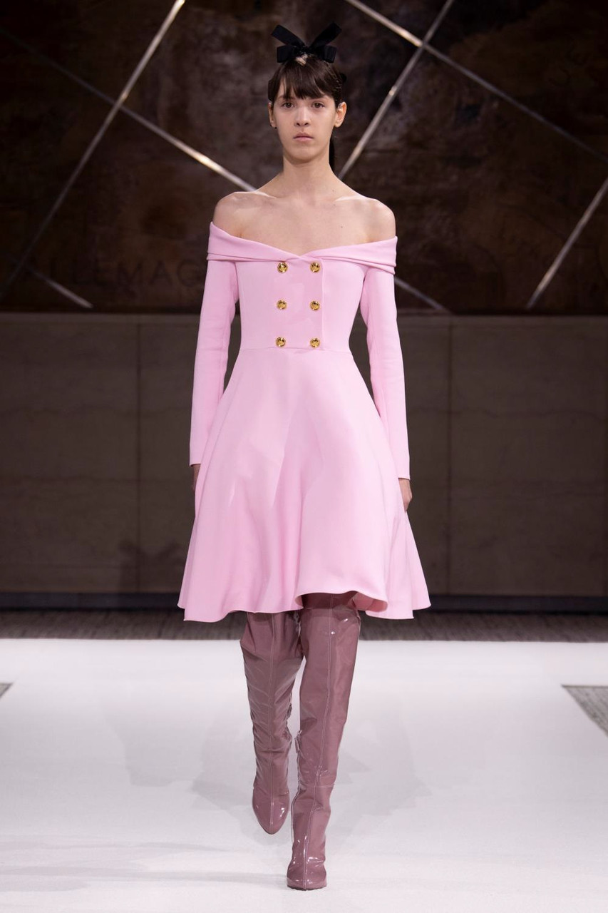 Giambattista Valli Off Shoulder Fit and Flare Dress- District 5