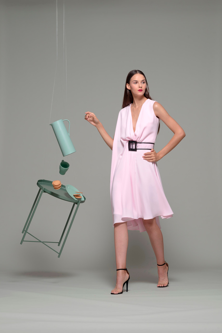 Belted cocktail dress Clearance