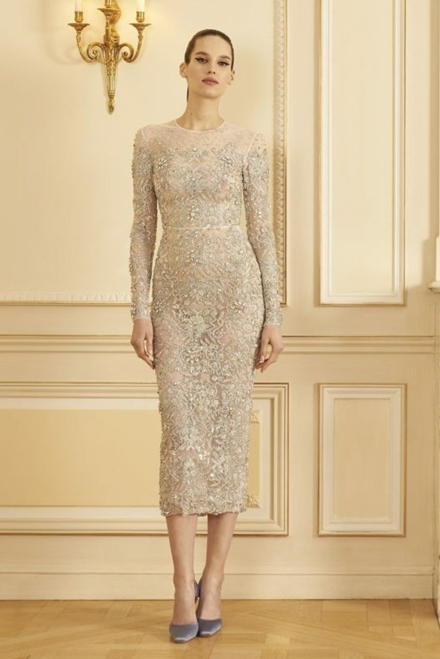 jersey knee length dress