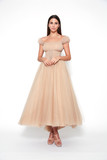 Off Shoulder Tulle Dress