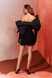 Oversized Bow Cocktail Dress