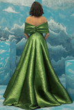 Green Bow Gown