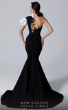 Asymmetrical Sheath Gown