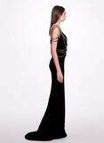 Black Velvet Gown