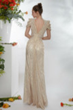 Shimmery/ Draped Gown