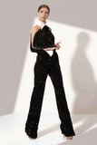 Sequin Black Jumpsuit