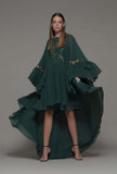 Arvier Long Sleeve High Low Gown