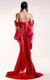 Off Shoulder Liquid Gown