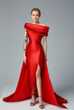 One Jewel Sleeve Gown