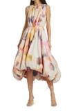 Sleeveless Iris Wrap Cocktail Dress