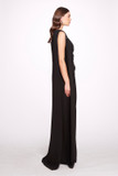 Stretch Crepe Column Gown
