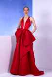 Sleeveless Satin- Gown