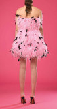 Feathered Mini Dress