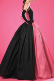 Sleeveless Taffeta Ball Gown