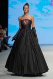 Fully Embroidered Taffeta Ball Gown