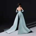Sculpted Strapless Gown