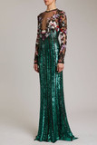 Beaded Embroidery Gown