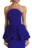 Taffeta Peplum Gown