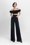 Crepe Ruffled Top and Pants