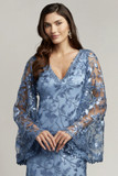 Farley Flared Sleeve Gown