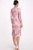 Long Sleeve Needlepoint Embroidered Dress