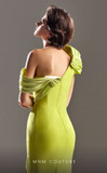 Dropped Sleeve Crepe Gown